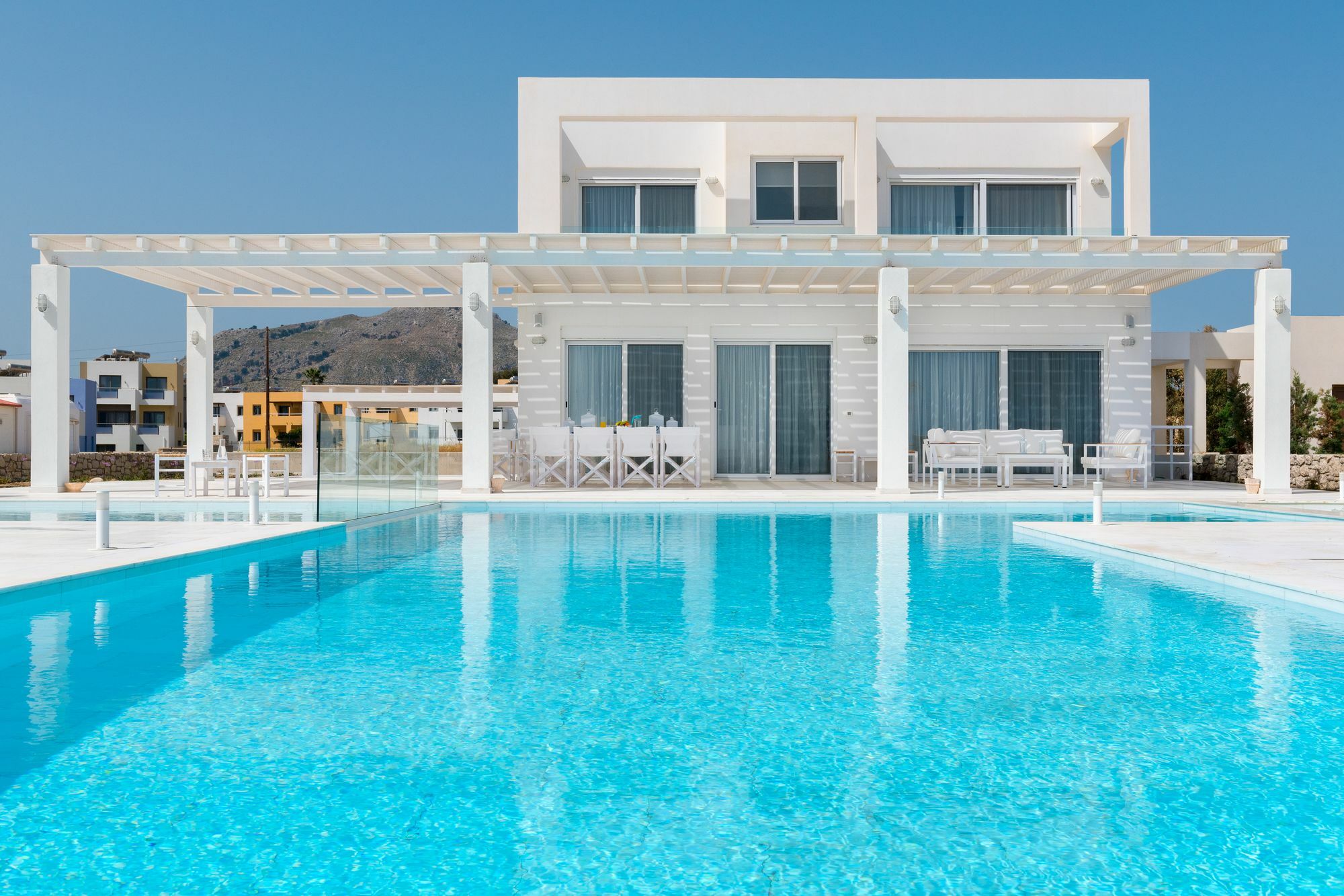 Maria & Nada Beachfront Villas Kolymbia Buitenkant foto