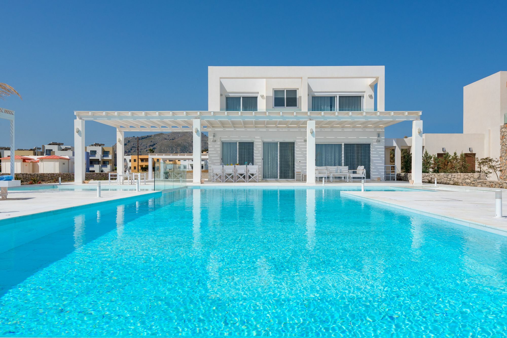 Maria & Nada Beachfront Villas Kolymbia Buitenkant foto